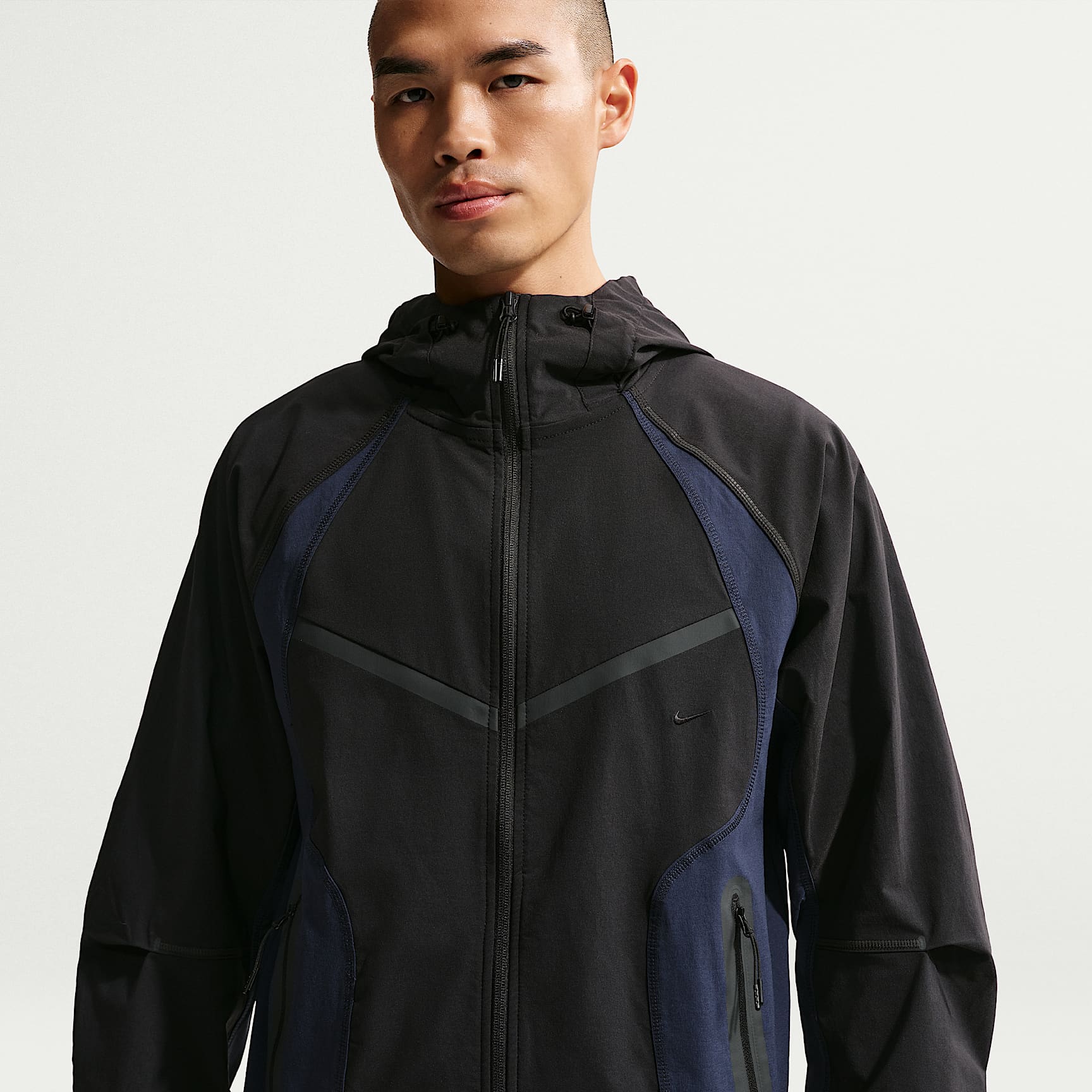 Nike Tech Men's Dri-FIT Woven Full-Zip Color-Block Windrunner